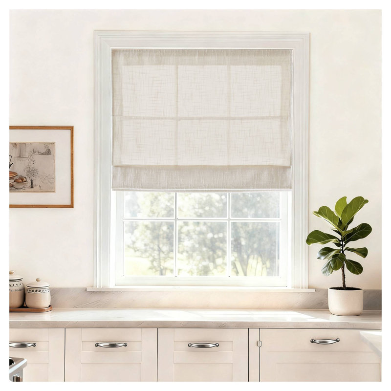 Store romain sans cordon obscurcissant 1 pièce 34 x 64 pouces