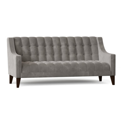 Canapé à accoudoirs encastrés