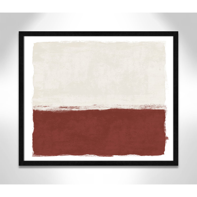 «Intense Rust II - Landscape Version Print» par Natalie Carpentieri, 25.5'' W x 21.5'' H, Impression encadrée