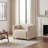 Fully Upholstered Recliner With Black Solid Wood Legs-1244324941