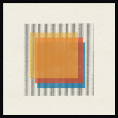 Midcentury Modern Squares No 1 Print
