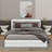 Queen Size Upholstered Platform Bed-548720289