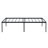 Heavy Duty Twin Size Black Metal Bed Frame With Fast Setup And No Noise, 750 - Pound Static Load Resistance, Reinforced Mattress Support Structure, Under Storage Feature, Holes For Components-1483169234