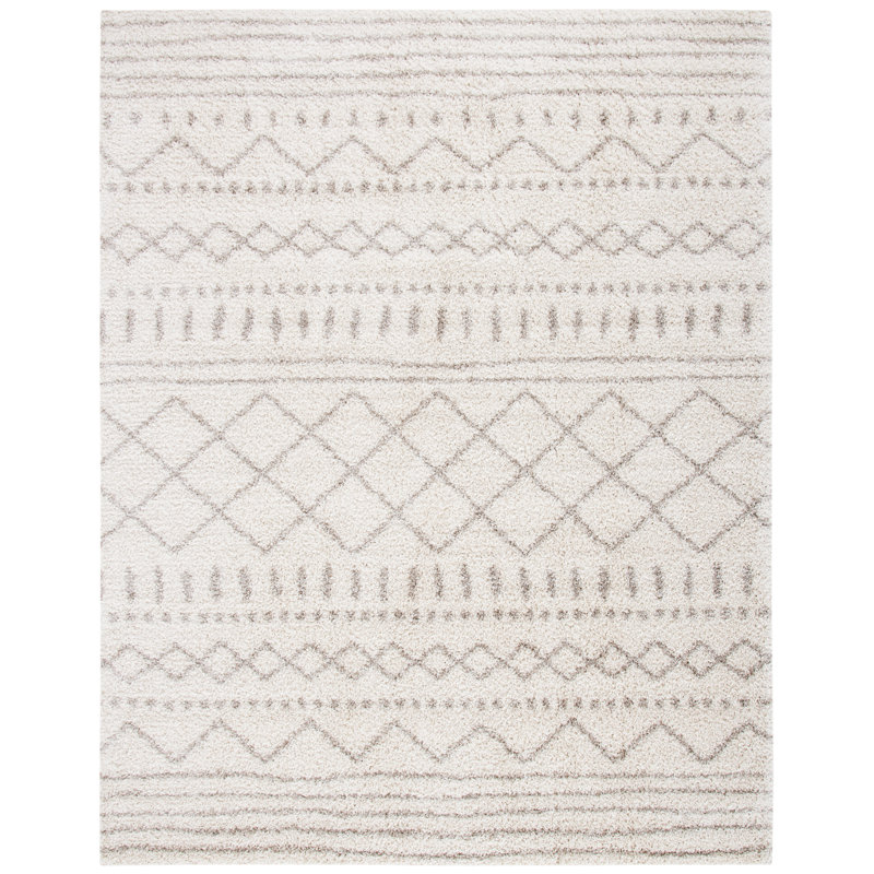 Develin Performance Chevron Rug, Rectangle 11' x 15', Ivory/Beige