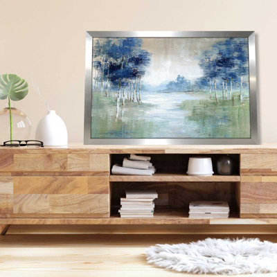 Birch River par Nan - Peinture