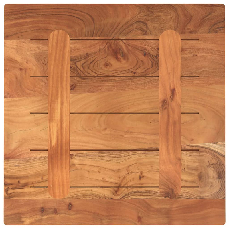 Lyly Solid Wood Table Top, 2.5cm H x 40cm W x 40cm D