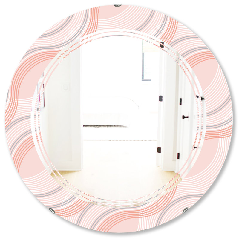 Miroir mural Triple C Elegant Waves, H 31,5 po x l po
