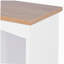 Armoire de cuisine en bois avec garde-manger blanc