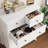 A Set of Two Dressers, 4-Drawer + 5-Drawer Dresser Set,Double Dresser Combo for Bedroom, Entryway, or Living Room-415809619