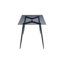 59.1" Rectangular Glass Table And Six PU Leather Dining Chairs For Kitchen, Dining Room, Living Room