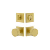 Viaggio Quadrato Rosette Complete Entry Set with Circolo Knob