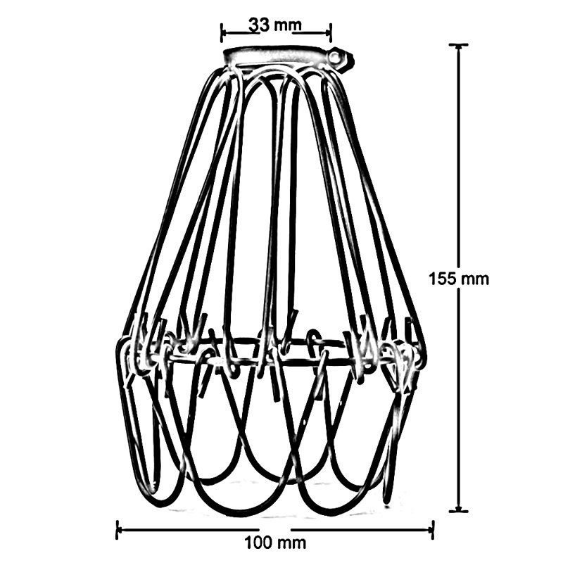 39.37cm H Metal Novelty Lamp Shade ( Uno ) in Red