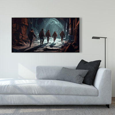 The catacombs - 24"x48" Framed canvas