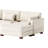 Maelina L-Shaped Corduroy Modular Sectional with Removable Cushion Cover-619298545-619298546