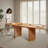 Bertie 63"W Mid-Century Modern Dining Table with A Hidden Extension Board-246804913