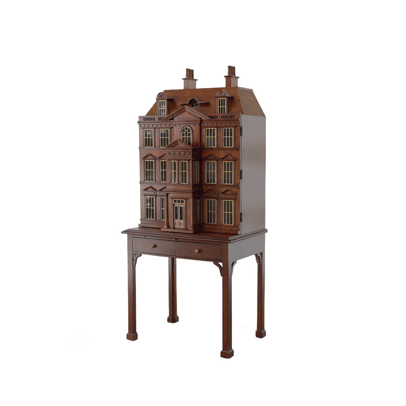 Dollhouse 34'' Solid Wood Bar Cabinet