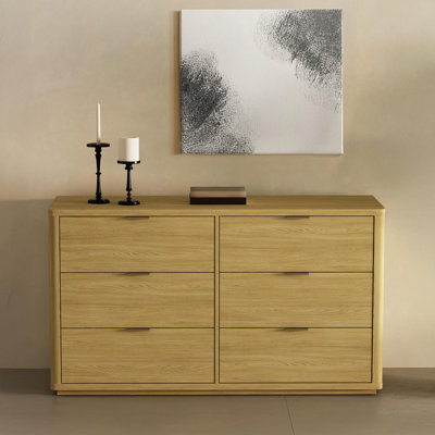 Commode double 6 tiroirs Evelyn
