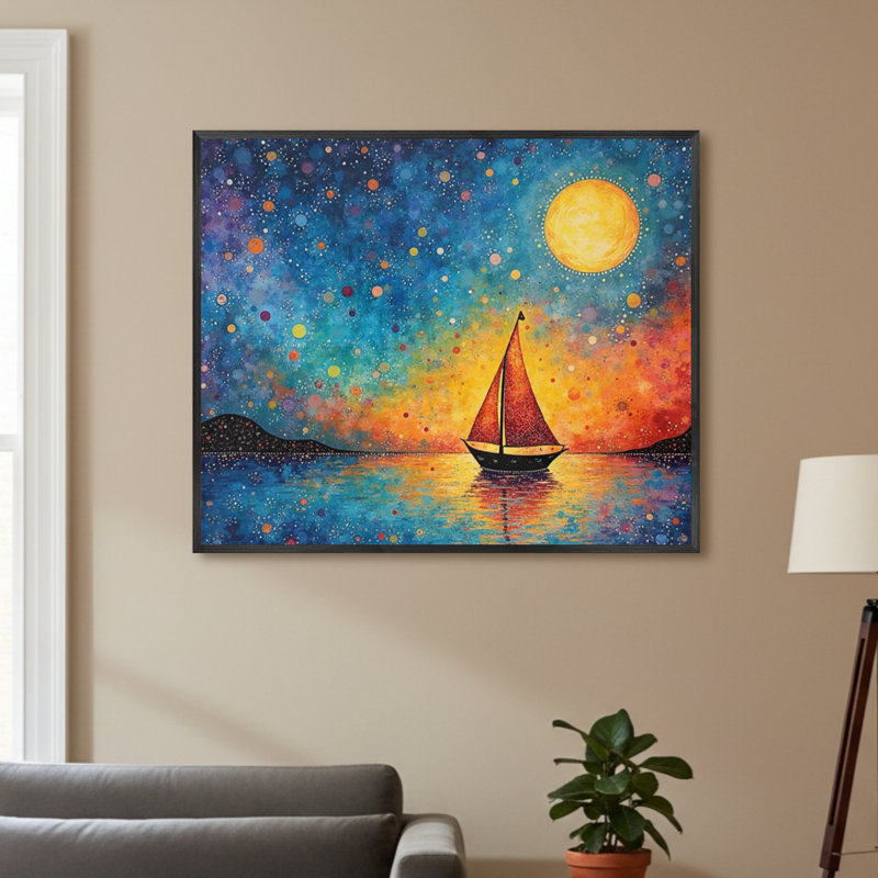 Single Picture Frame LED Illuminated Wall Art Wall Art on Glass / Aluminium