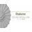 Endurathane Shakuras Ceiling Medallion, 9"OD x 1 3/8"P (Fits Canopies up to 1 3/8"), Hand-Painted Ultra Pure White Crackle Finish-27779879