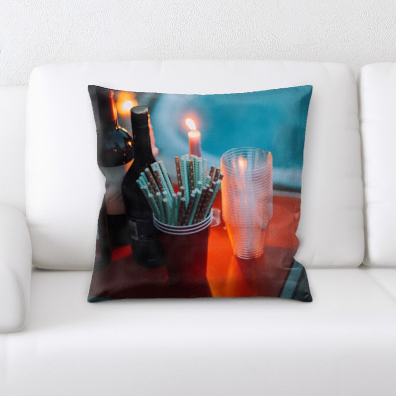 Appetizing Microsuede Reversible Throw Pillow