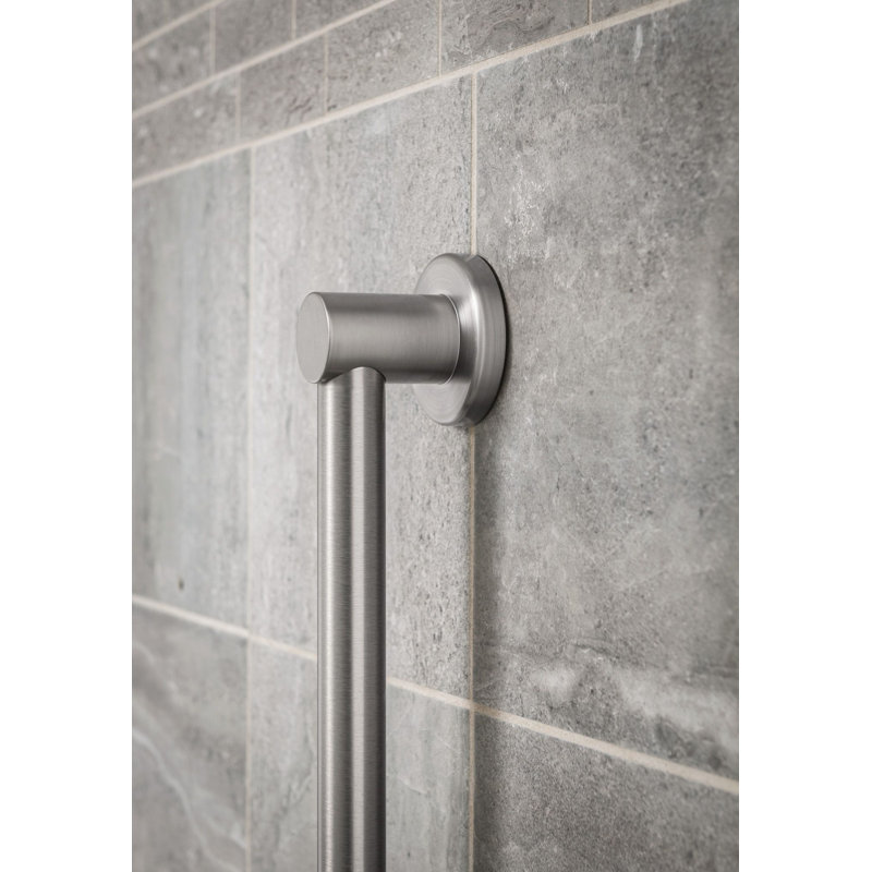 Align Grab Bar, Brushed Nickel, 1.25" H x 18" W x 1.25" D