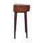 Console en bois massif 27,5591 po