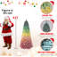 Arbre de Noël en PVC floqué 6 pi 6 pi-1383657978
