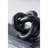 6X6x6" Decorative Marble Chain Sculpture, Black-1930867356