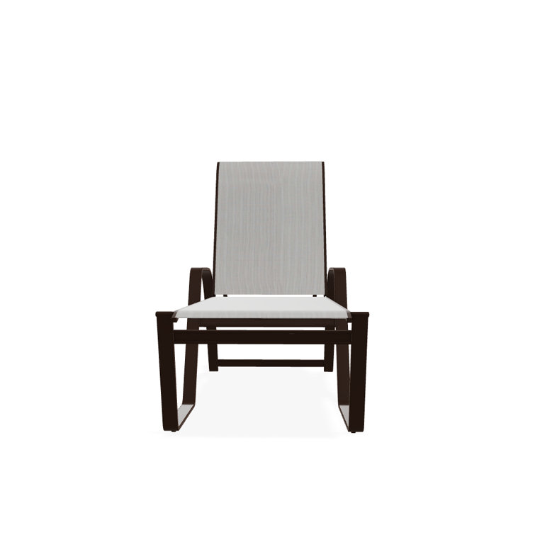 Holna Outdoor Rust-Resistant Metal Chaise Lounge