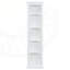 Tablette d'angle de 83,4 po de hauteur