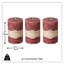 Ensemble de bougies pilier 3 pièces-104845197