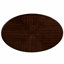 Table basse ovale en bois-695439907