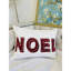 Coussin décoratif en sherpa blanc 14 x 20 po Noel