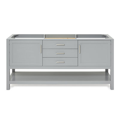 Bayhill 72'' W Double Bathroom Vanity Base