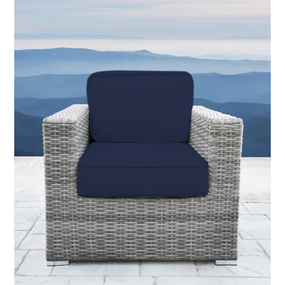 Melanie Fully Assembled Patio Chair with Cushions