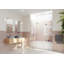 Stellar 70.5 in. W x 58.25 in. H Frameless 3 Panel Inline Hinge Bathtub Door-1731404622