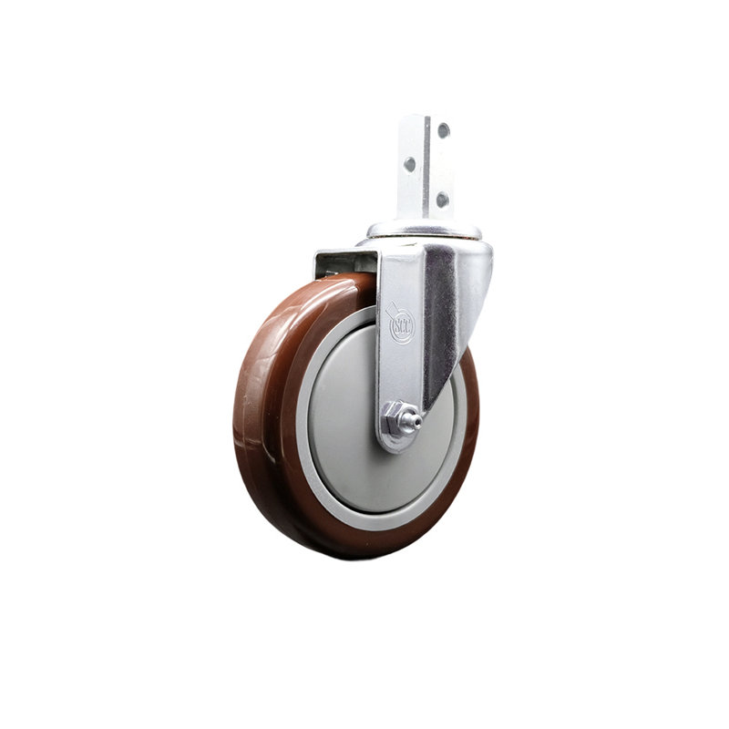 Polyurethane Caster, Maroon
