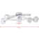 Ceiling Lamp with Mesh Wire Shades for 5 G9 Bulbs