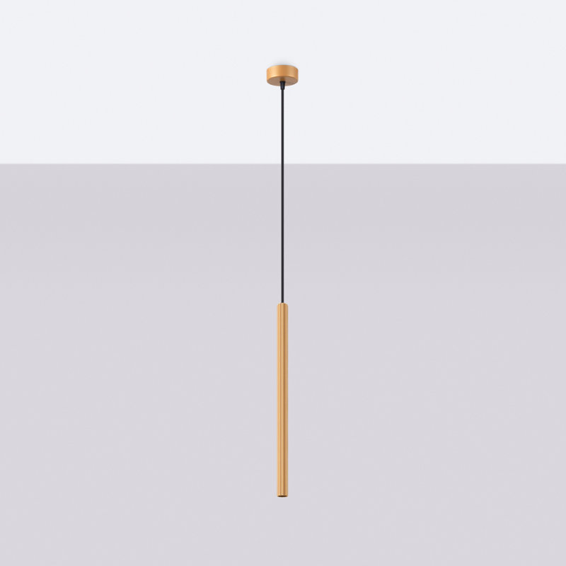 Bjarnhild 1 - Light Stainless Steel Pendant, Gold