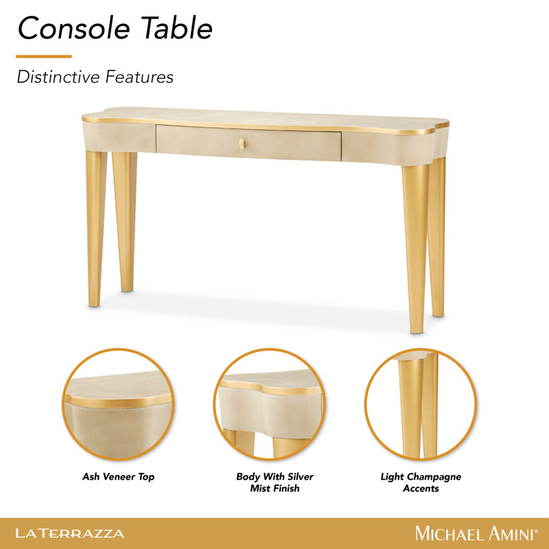 La Terrazza Console Table , Gray