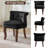 Tufted Upholstered Velvet Vanity Chair with Solid Wood Legs-289502400