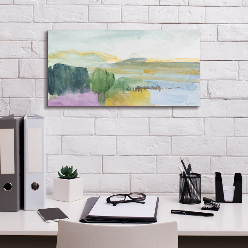 «Be Still» par Jan Weiss, H 12 po x l 24 po x P 0,75 po