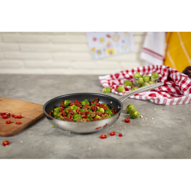 Kuhn Rikon Allround Stainless Steel Non-Stick Induction Safe Frying Pan, 28cm