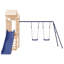 Duell Freeport Park Pine Swing Set with 2 Swing(s) , 1 Slide(s)-1034478616