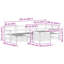 Wicker 6 - Person Garden Lounge Set