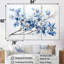 «Blue and Gray Leaves II», ensemble de reproductions d'art mural-107747864-107747869