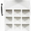 47" Coffee Bar Wine Cabinet With Sliding Barn Door , Sideboard Buffet Cabinet With Wine Bottle Rack, Storage Cabinet For Kitchen, Dining Room