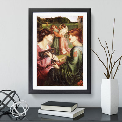 The Brower Meadow by Dante Gabriel Rossetti - Picture Frame Painting