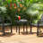 Square Outdoor Side Table For Backyard Porch Indoor Companion