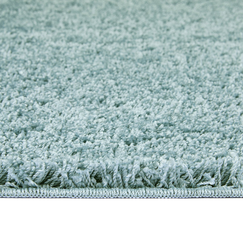  Denim Blue Shaggy Rug, Runner 67 x 150cm